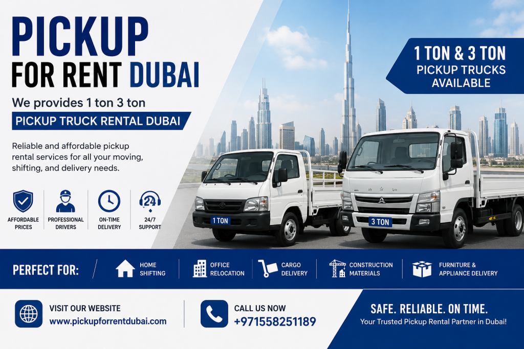 Pickup for Rent Dubai