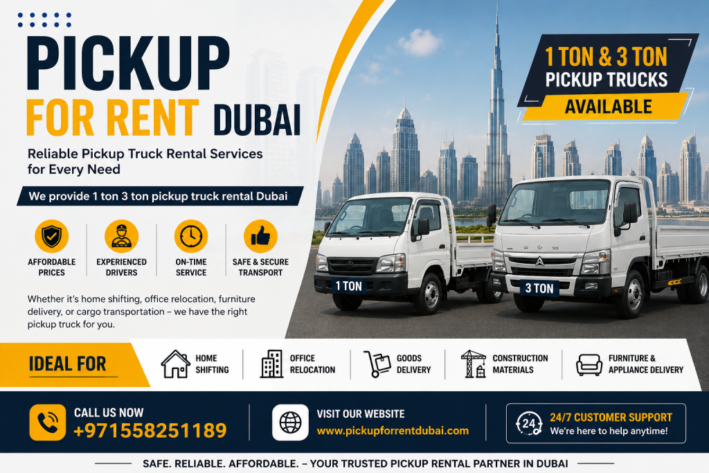 Pickup for Rent Dubai